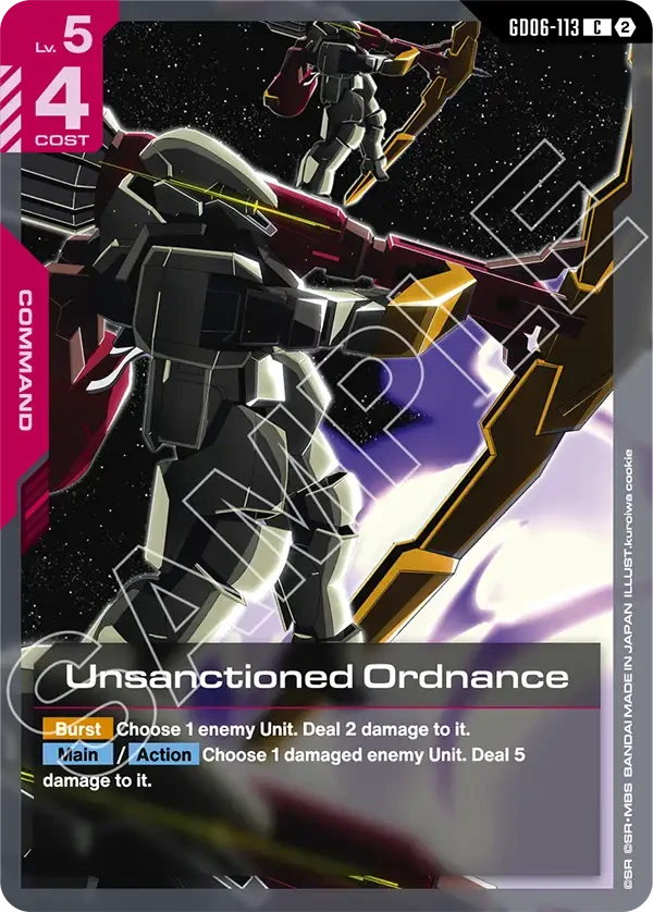 Unsanctioned Ordnance