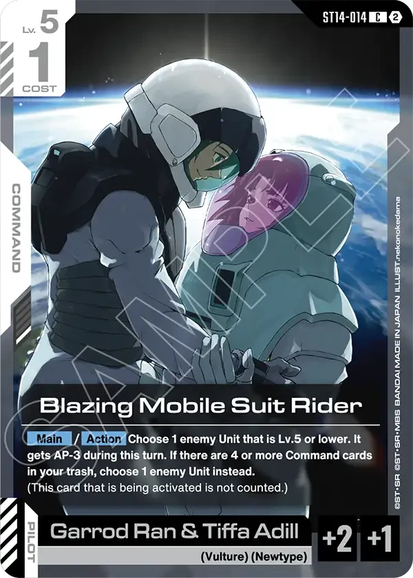 Blazing Mobile Suit Rider