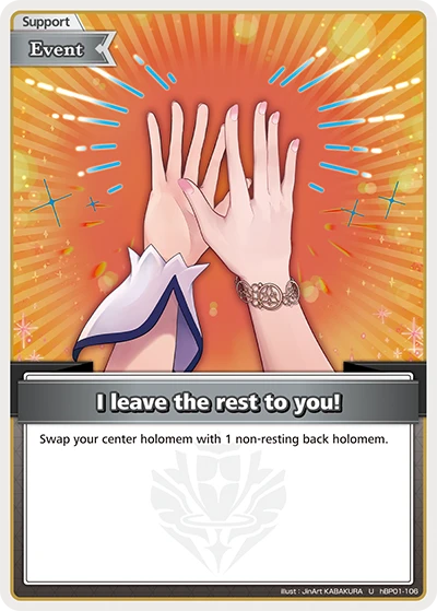 I leave the rest to you!