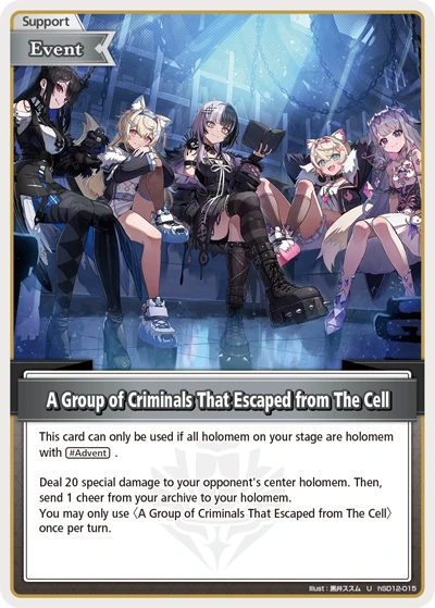 A Group of Criminals That Escaped from The Cell