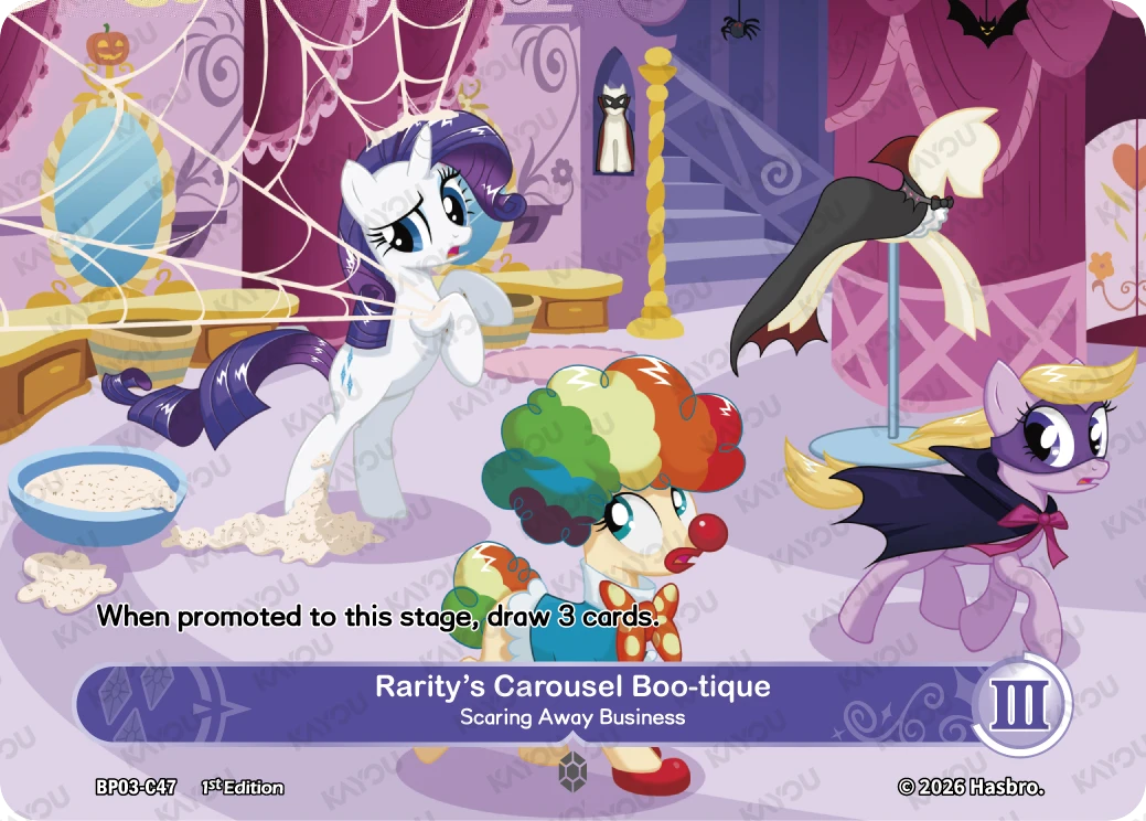 Rarity's Carousel Boo-tique -Scaring Away Business