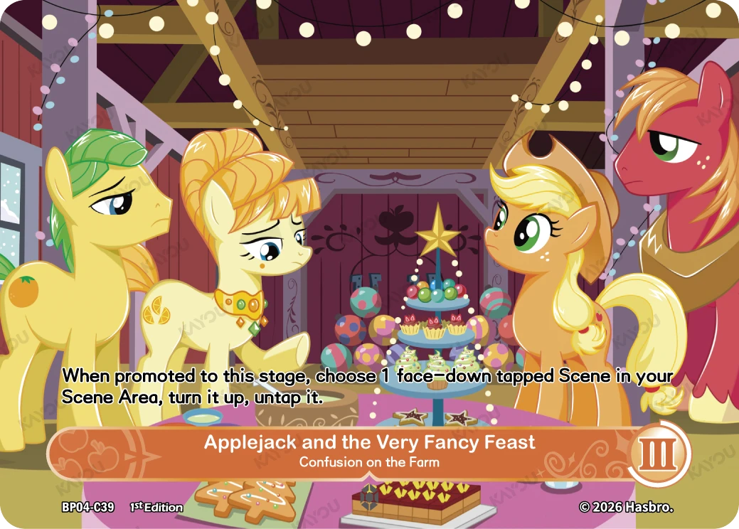 Applejack and the Very Fancy Feast-Confusion On the Farm