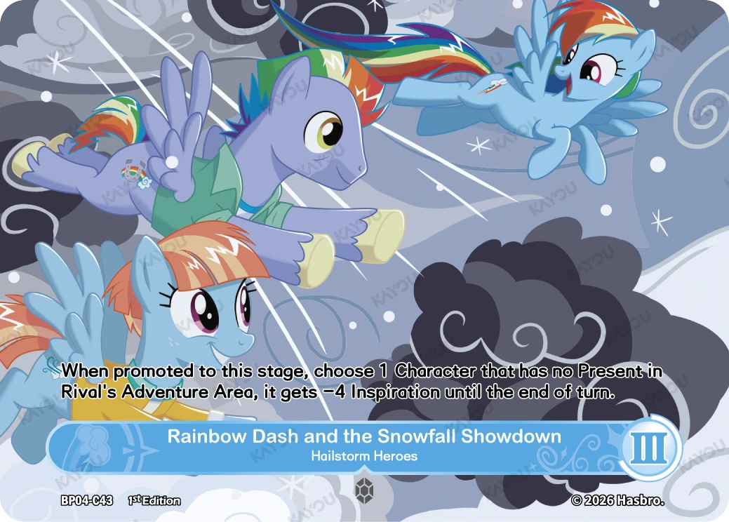 Rainbow Dash and the Snowfall Showdown-Hailstorm Heroes