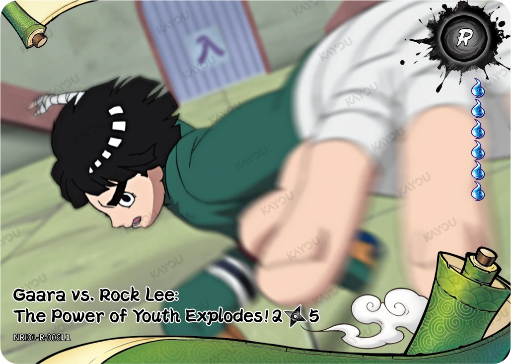 Gaara vs. Rock Lee: The Power of Youth Explodes! 2/5
