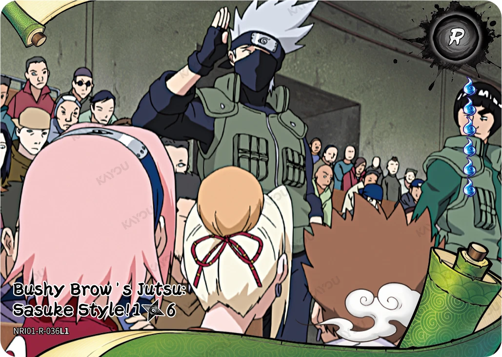 Bushy Brow's Jutsu: Sasuke Style! 1/6