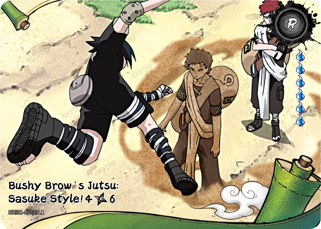 Bushy Brow's Jutsu: Sasuke Style! 4/6