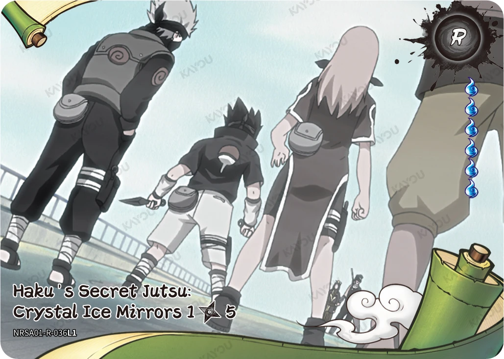 Haku's Secret Jutsu: Crystal Ice Mirrors 1/5