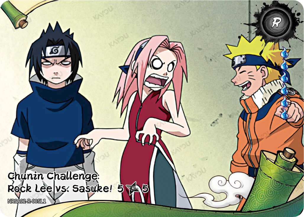 Chunin Challenge: Rock Lee vs. Sasuke! 5/5