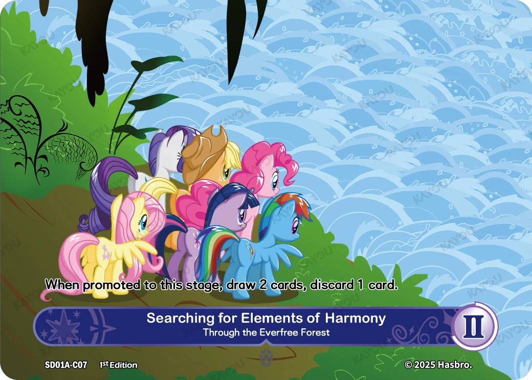 Searching for Elements of Harmony -- Through the Everfree Forest