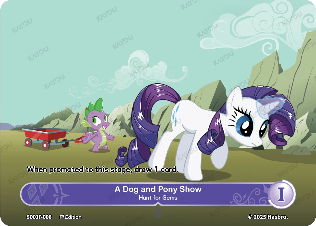 A Dog and Pony Show -- Hunt for gems