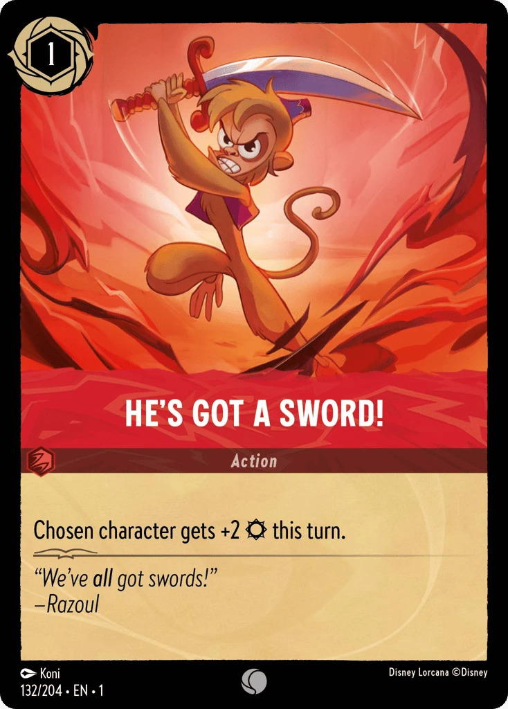 He's Got a Sword!