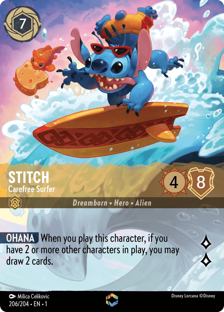 Stitch - Carefree Surfer