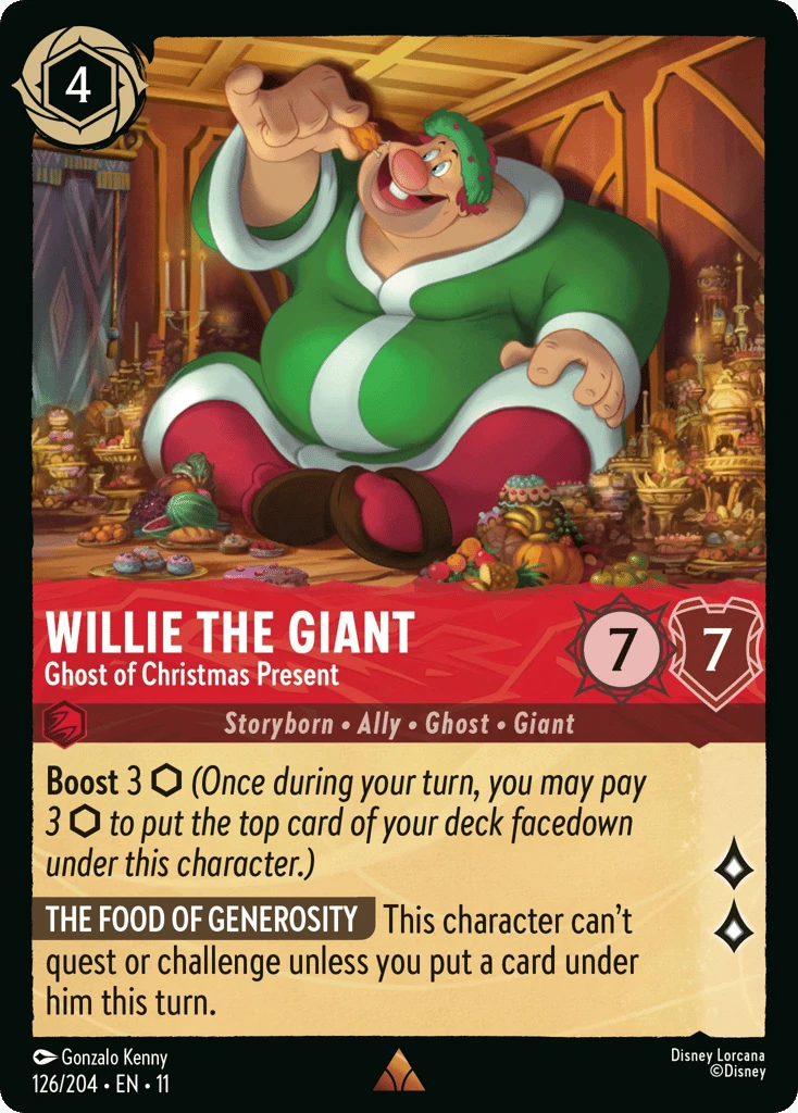 Willie the Giant - Ghost of Christmas Present