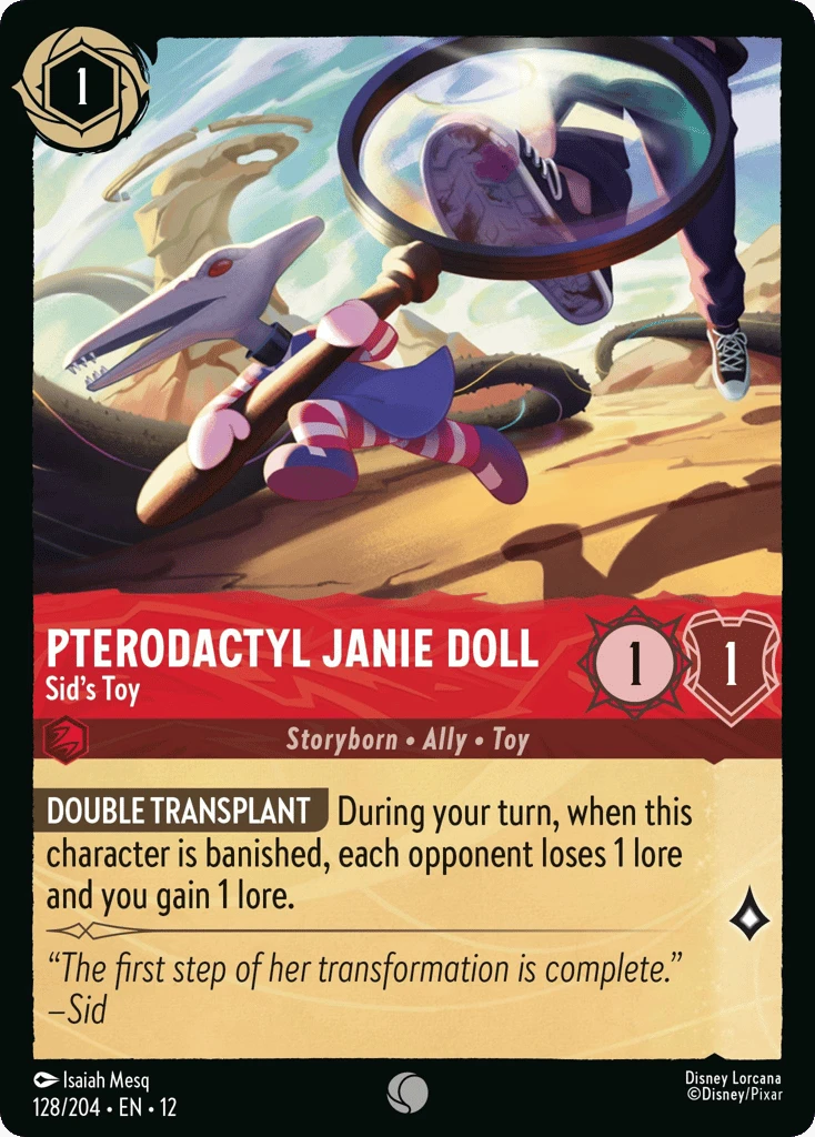 Pterodactyl Janie Doll - Sid's Toy