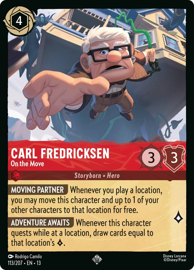 Carl Fredricksen - On the Move