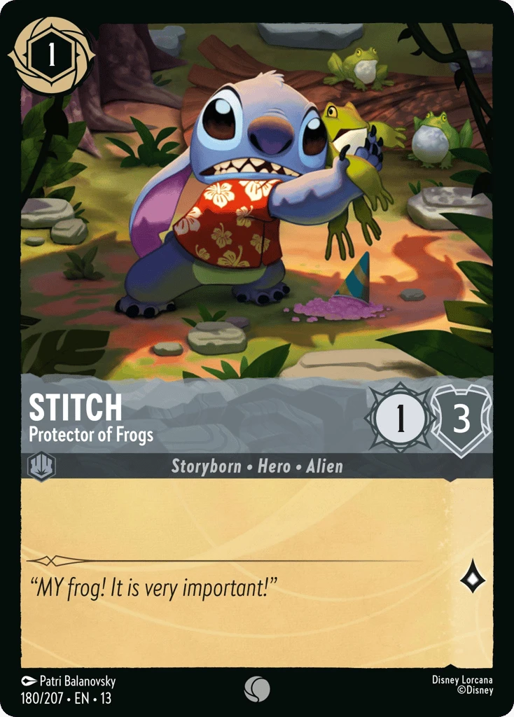 Stitch - Protector of Frogs
