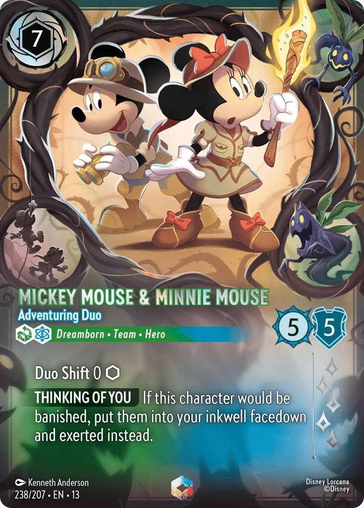 Mickey Mouse & Minnie Mouse - Adventuring Duo