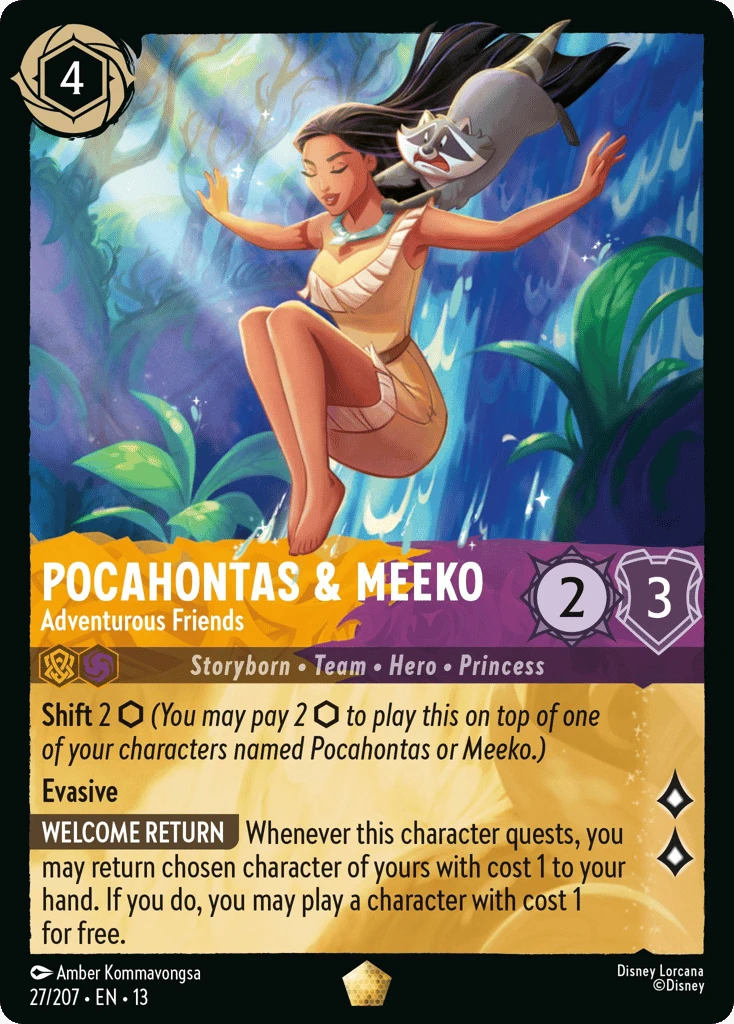 Pocahontas & Meeko - Adventurous Friends