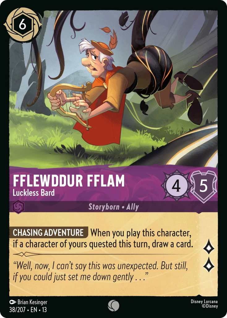 Fflewddur Fflam - Luckless Bard