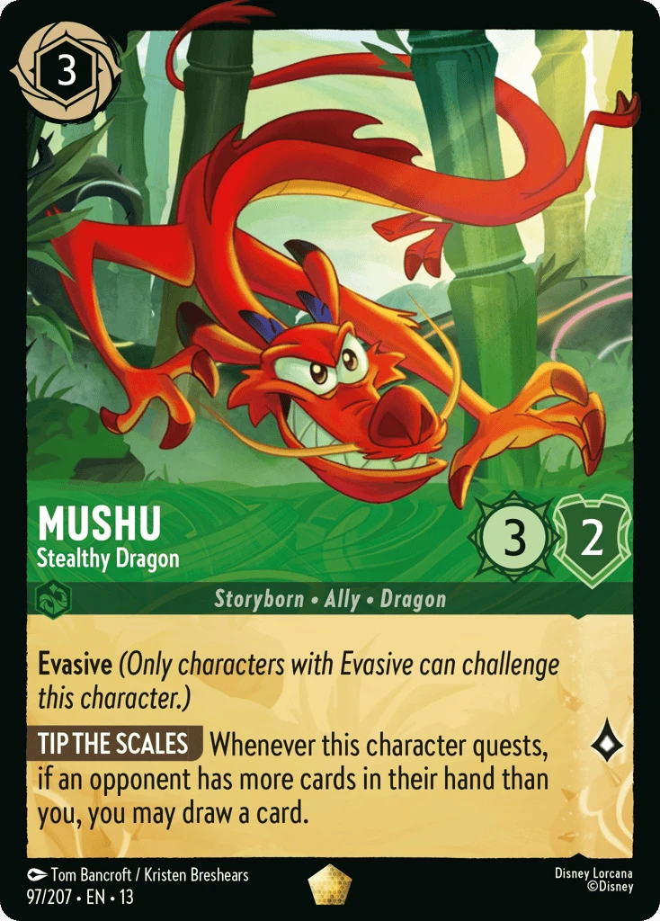 Mushu - Stealthy Dragon