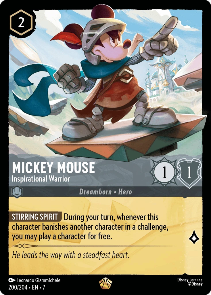Mickey Mouse - Inspirational Warrior