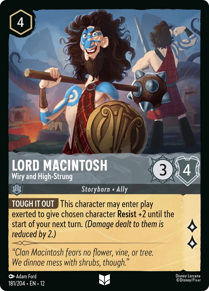Lord Macintosh - Wiry and High-Strung