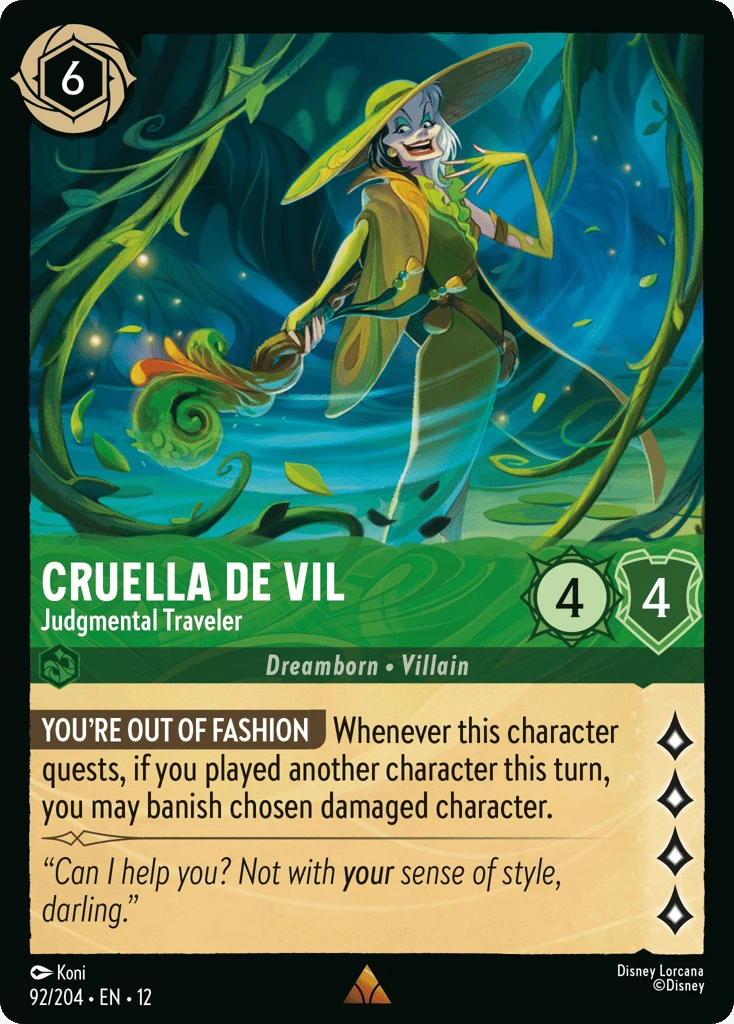 Cruella De Vil - Judgmental Traveler