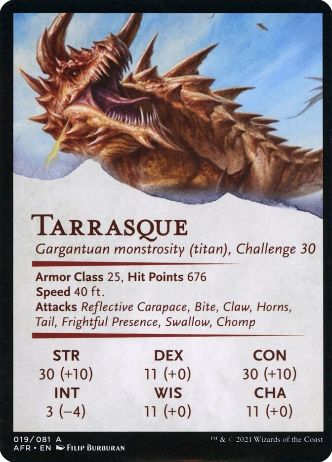 The Tarrasque // Tarrasque — other side