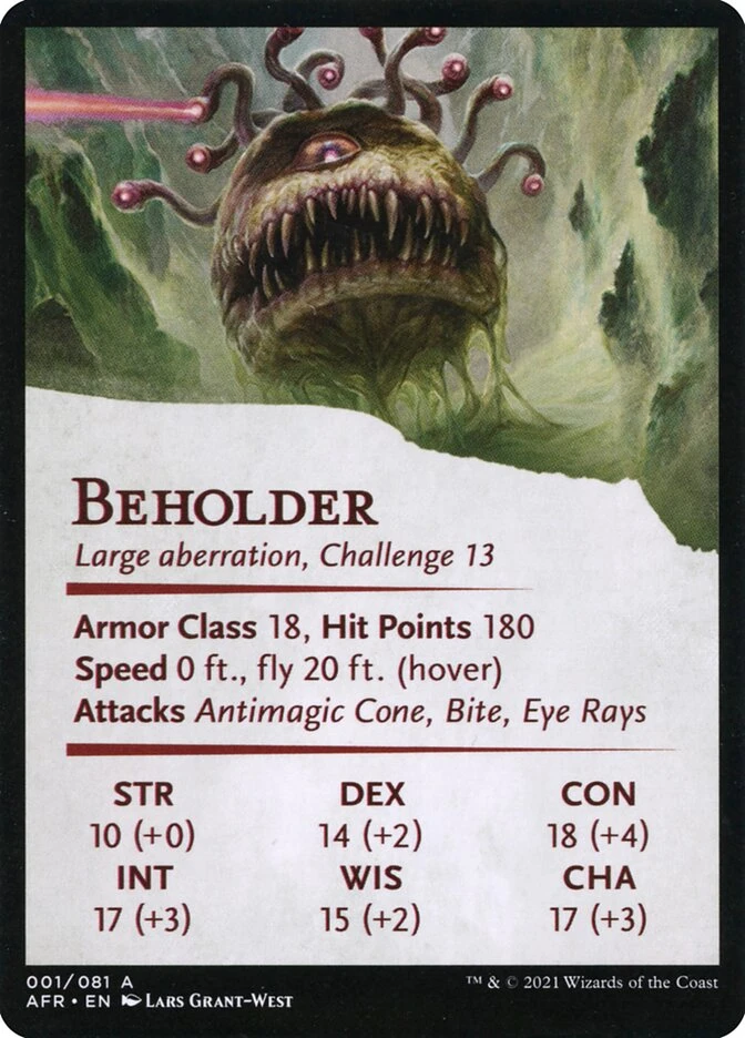 Baleful Beholder // Beholder — other side