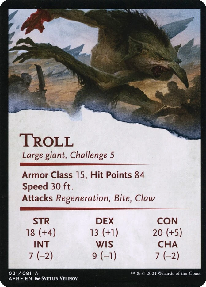 Loathsome Troll // Troll — other side