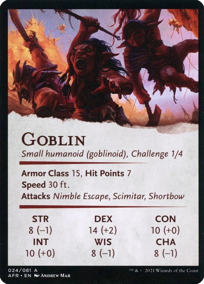 Swarming Goblins // Goblin — other side