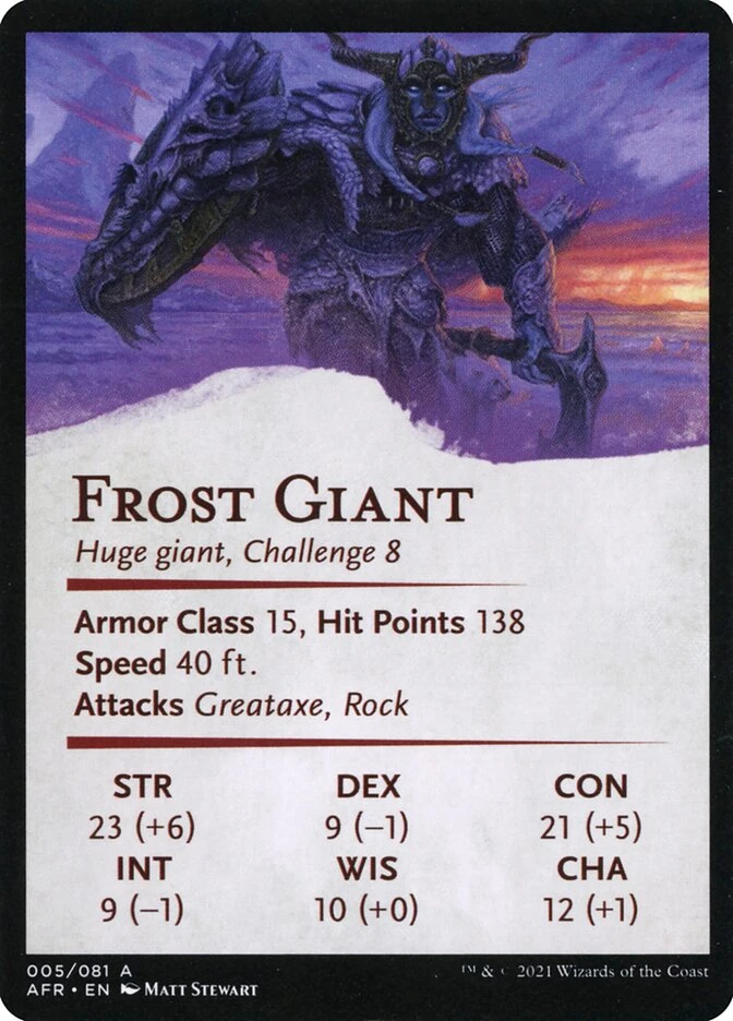 Rimeshield Frost Giant // Frost Giant — other side