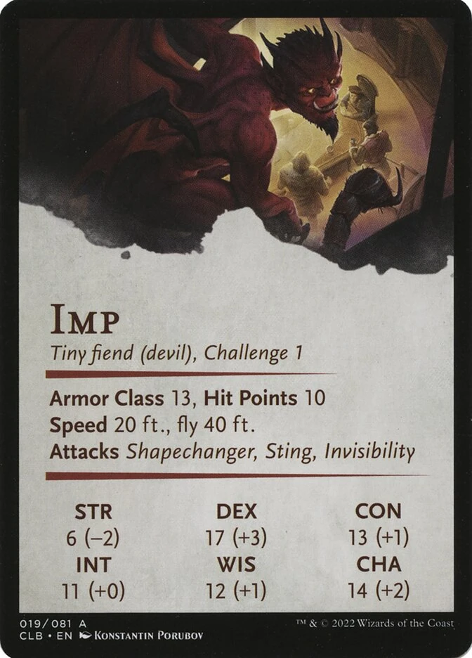 Nefarious Imp // Nefarious Imp — other side