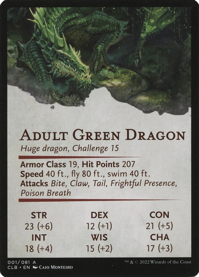 Lurking Green Dragon // Lurking Green Dragon — other side