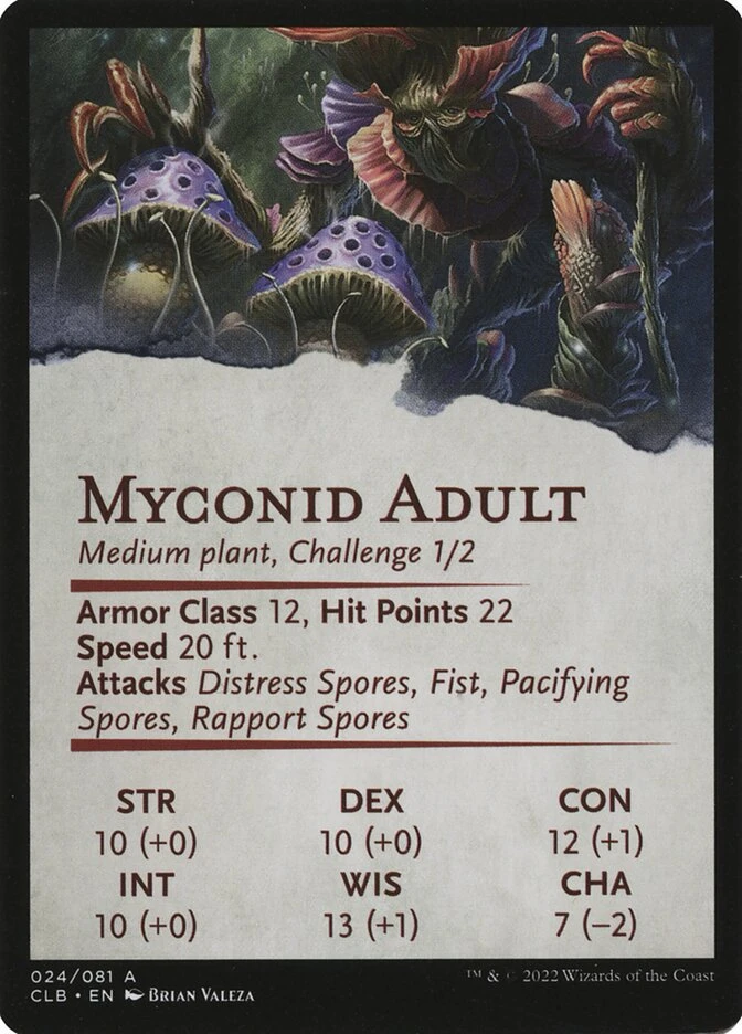 Myconid Spore Tender // Myconid Spore Tender — other side