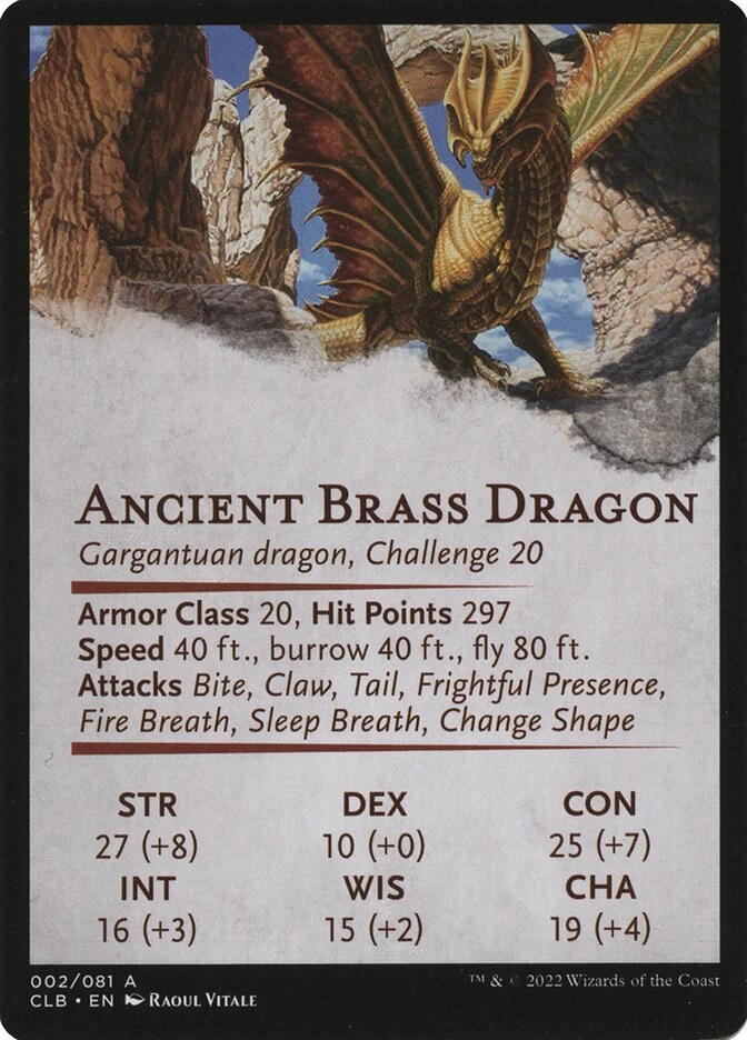 Ancient Brass Dragon // Ancient Brass Dragon — other side