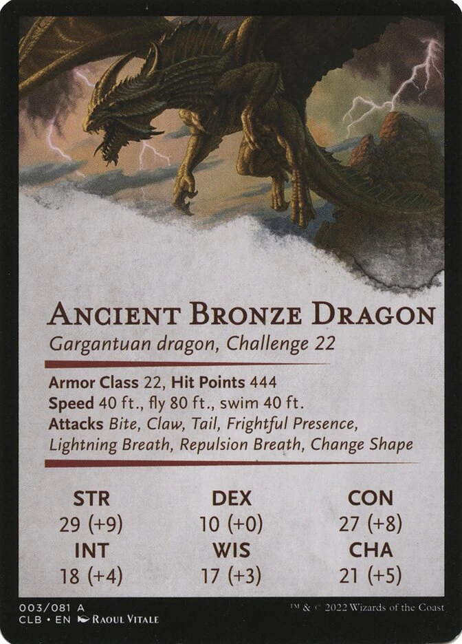 Ancient Bronze Dragon // Ancient Bronze Dragon — other side