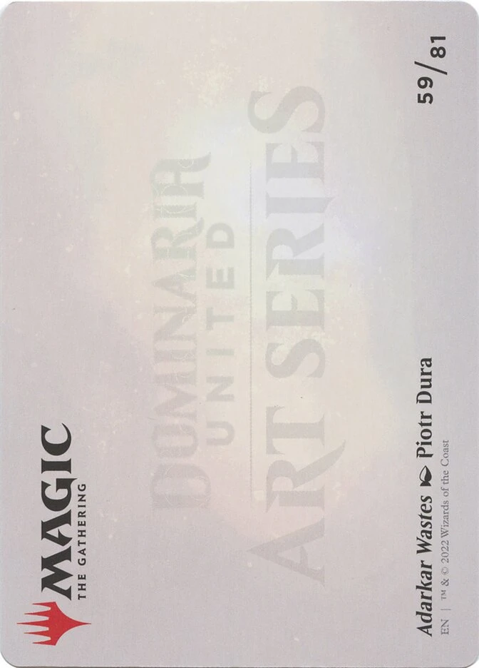 Adarkar Wastes // Adarkar Wastes — other side