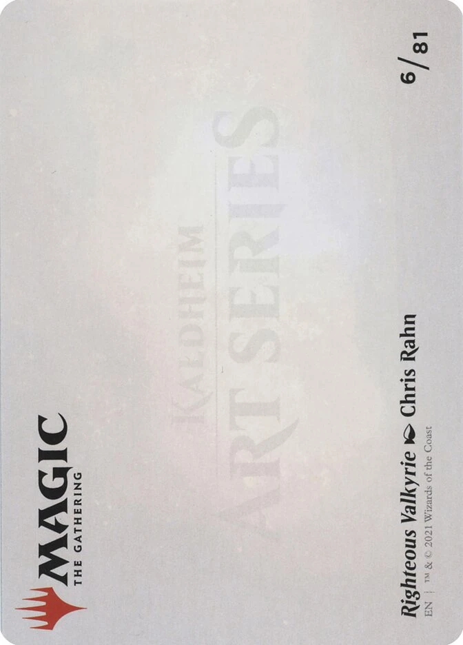 Righteous Valkyrie // Righteous Valkyrie — other side