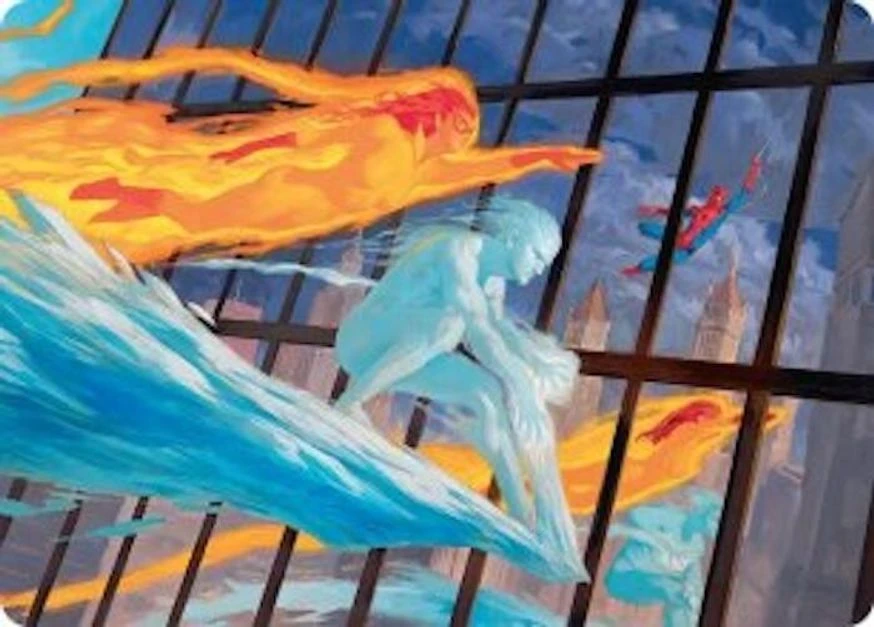 Iceman and Firestar // Iceman and Firestar