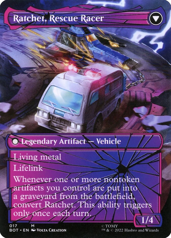 Ratchet, Field Medic // Ratchet, Rescue Racer — other side