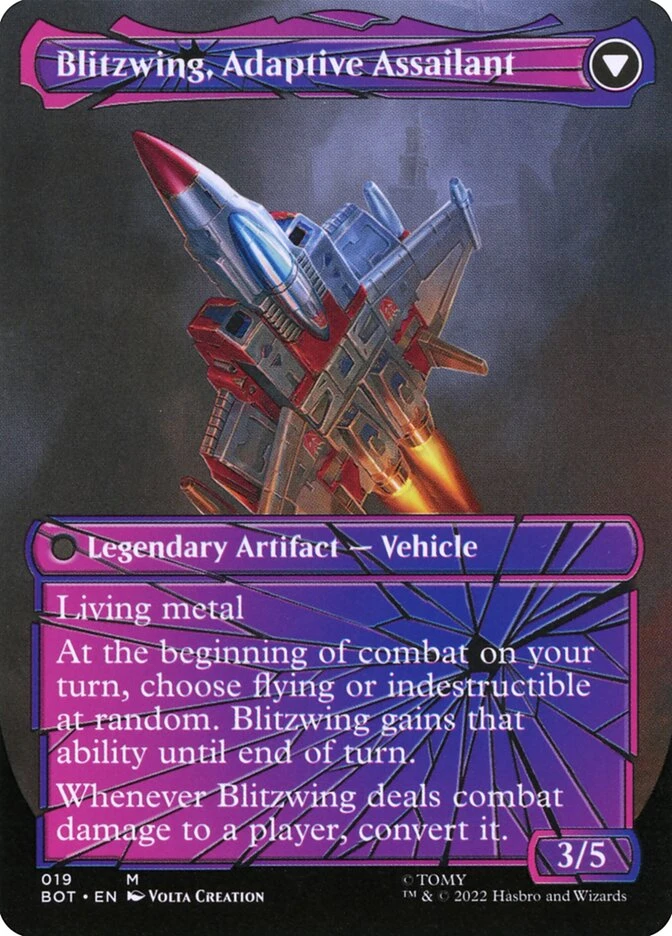 Blitzwing, Cruel Tormentor // Blitzwing, Adaptive Assailant — other side