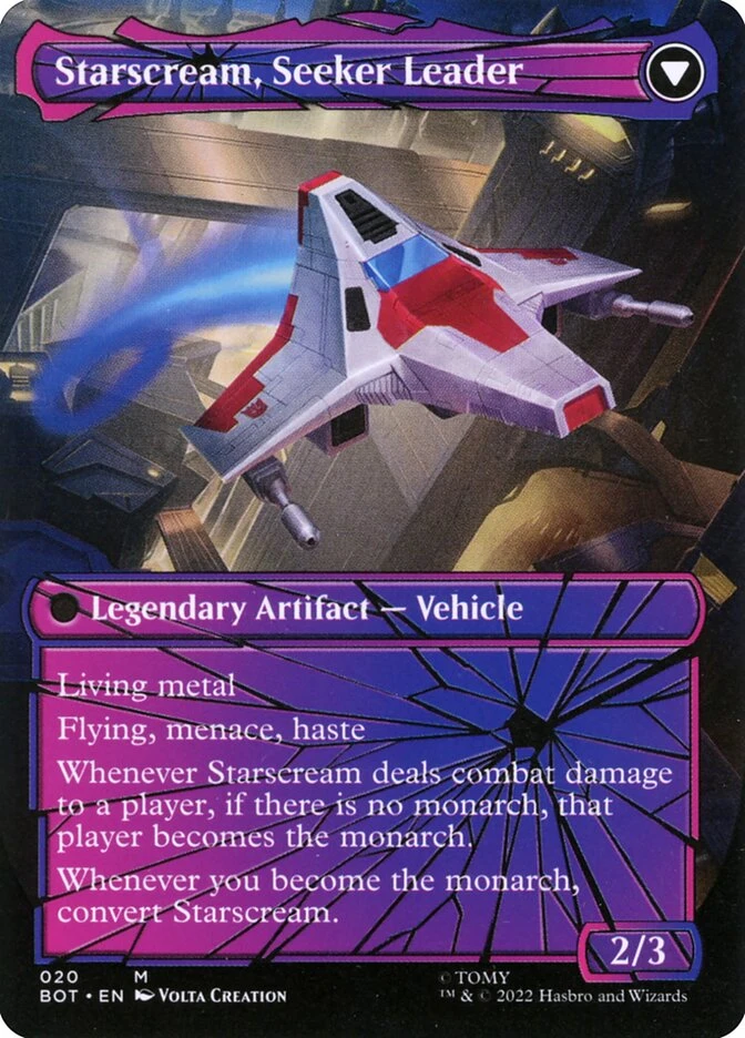 Starscream, Power Hungry // Starscream, Seeker Leader — other side