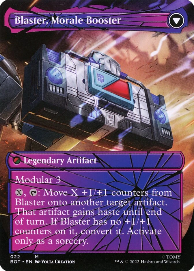 Blaster, Combat DJ // Blaster, Morale Booster — other side