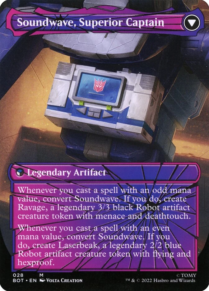 Soundwave, Sonic Spy // Soundwave, Superior Captain — other side