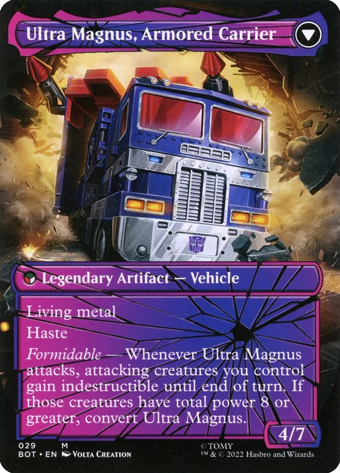 Ultra Magnus, Tactician // Ultra Magnus, Armored Carrier — other side