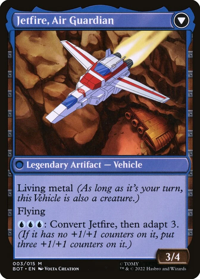 Jetfire, Ingenious Scientist // Jetfire, Air Guardian — other side