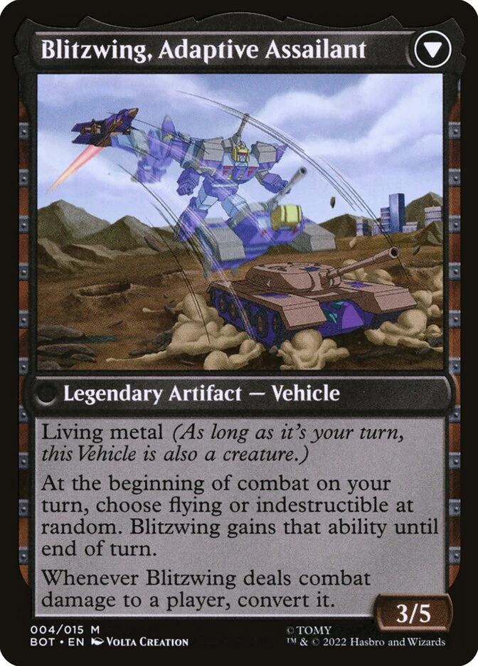 Blitzwing, Cruel Tormentor // Blitzwing, Adaptive Assailant — other side
