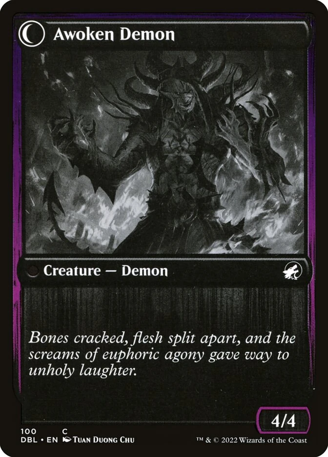 Ecstatic Awakener // Awoken Demon — other side