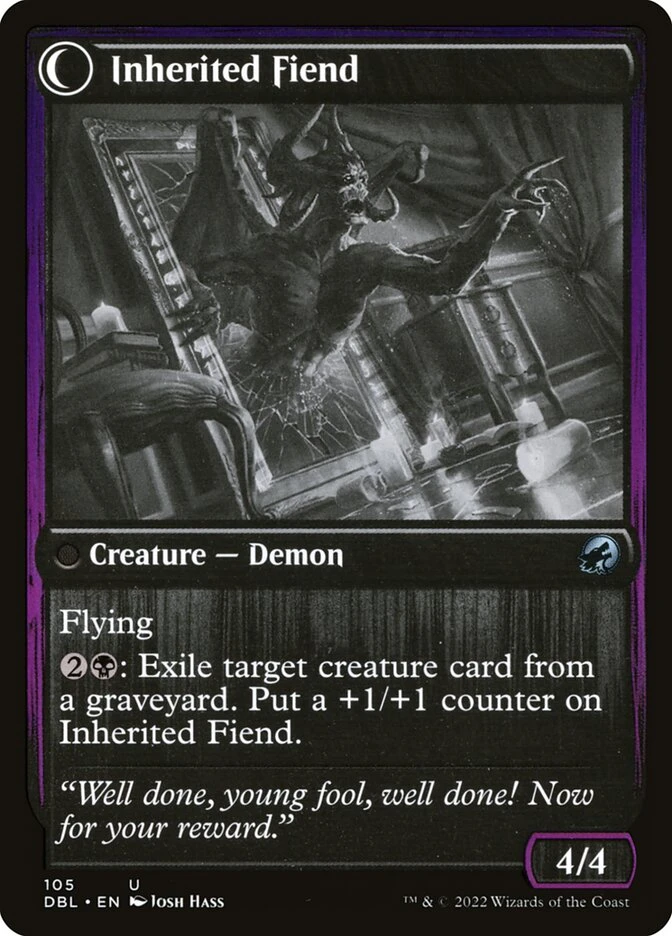 Heirloom Mirror // Inherited Fiend — other side
